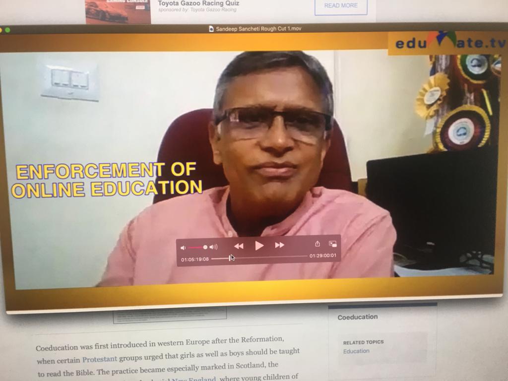 Professor video interview